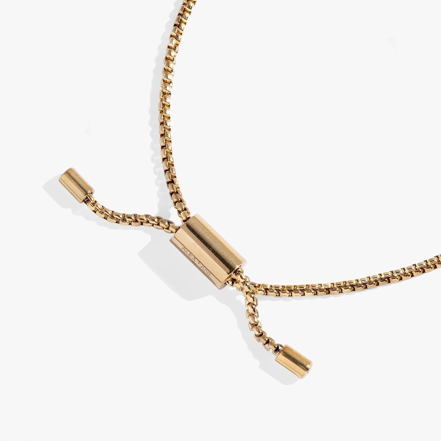 imageAlex and Ani Family Hidden Message Acrostic Bolo BraceletsStainless Gold