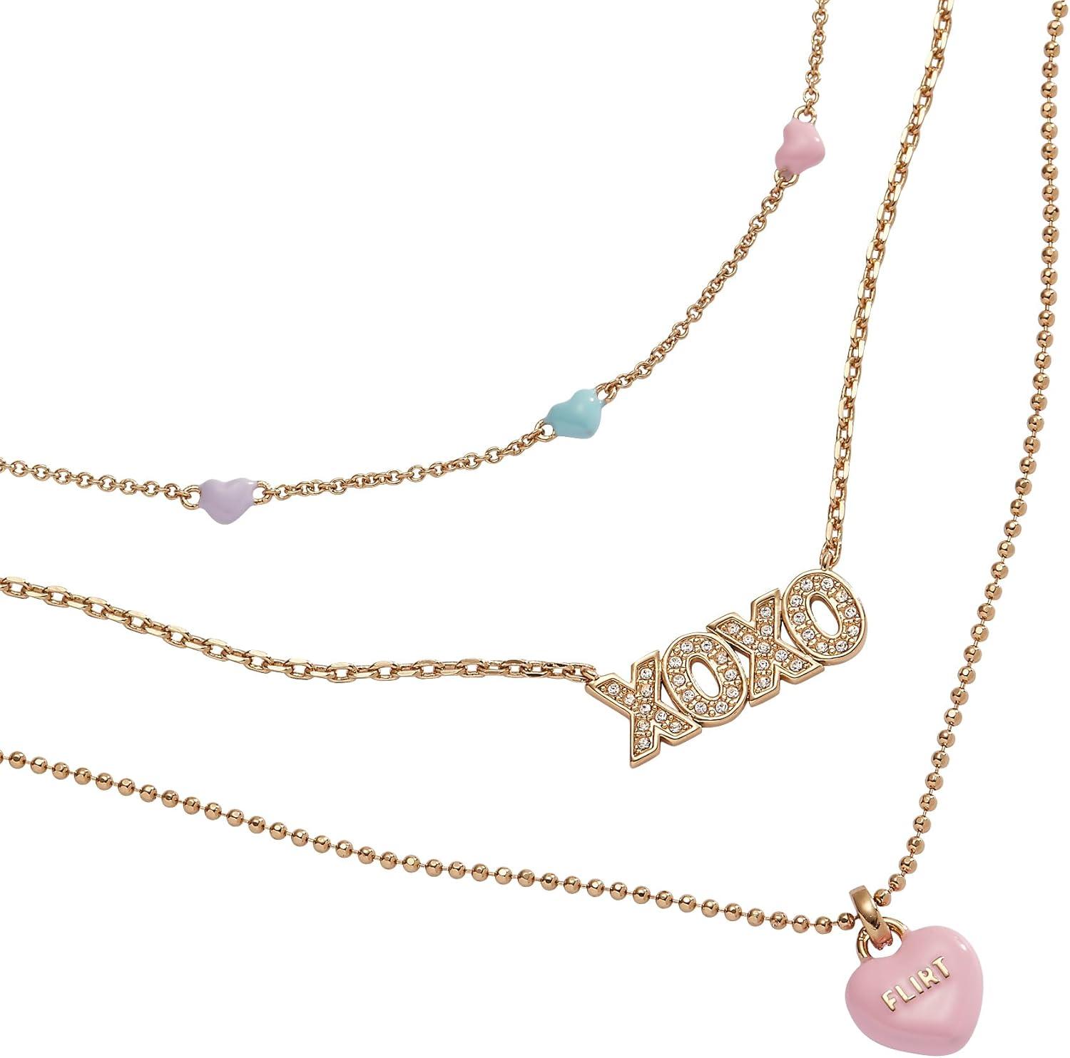 imageAlex and Ani Sweethearts MultiCharm BraceletSweethearts TripleStrand Charm Necklace