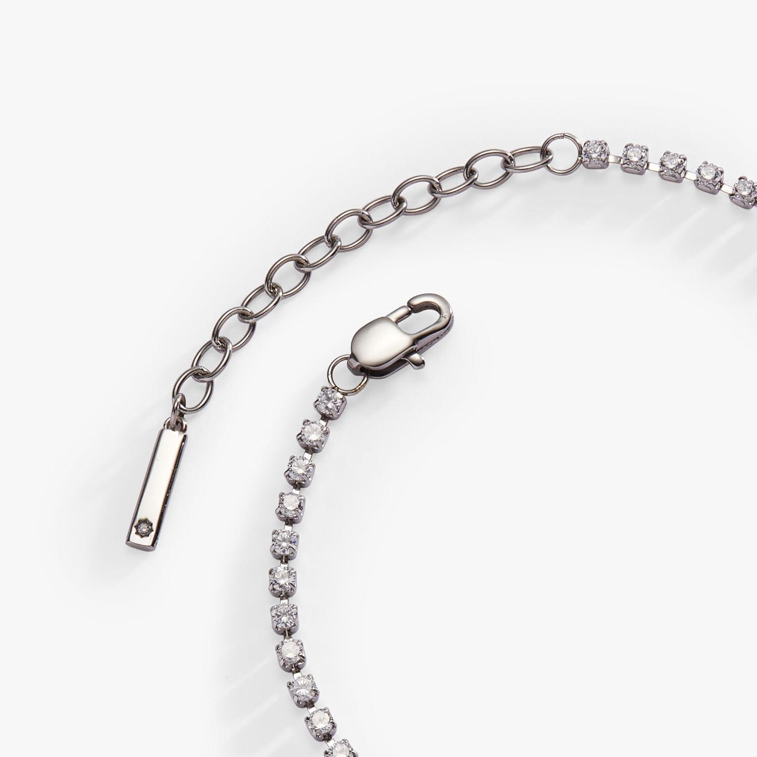 imageBabe Crystal Tennis Braceletstainless steel silver