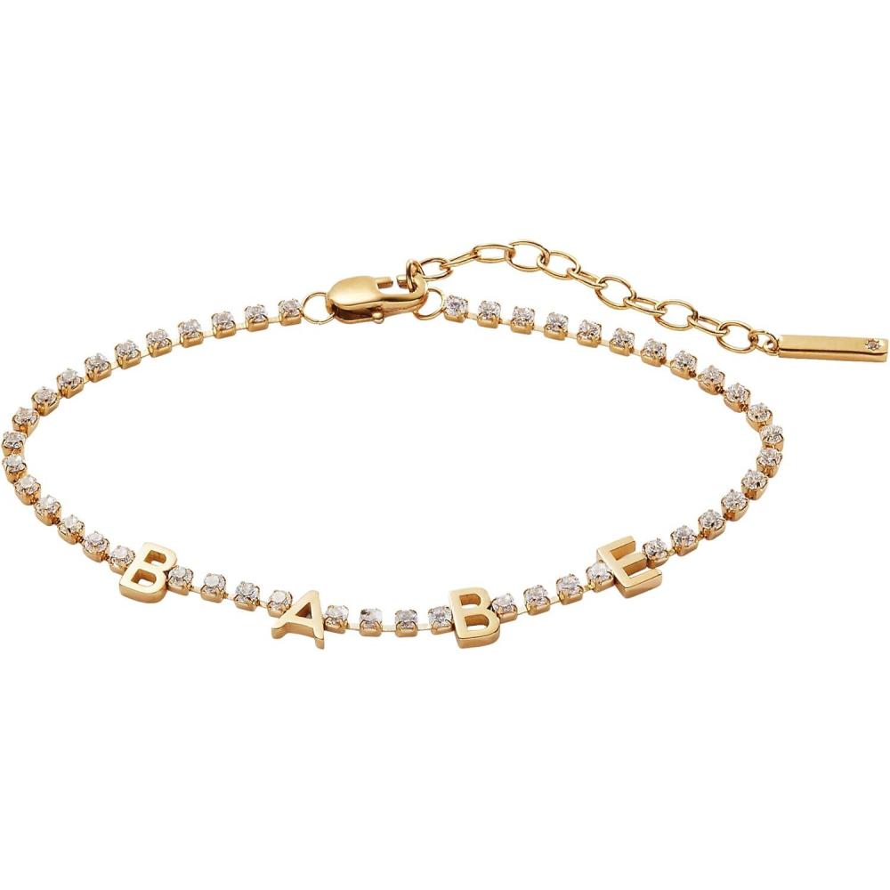 imageBabe Crystal Tennis Braceletstainless steel gold