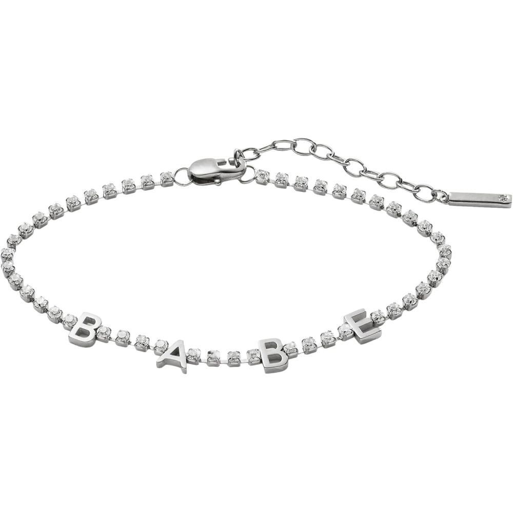 imageBabe Crystal Tennis Braceletstainless steel silver