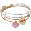 Sweethearts® “Bestie” Set of 2 Charm Bangles
