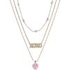 Sweethearts® Triple-Strand Charm Necklace