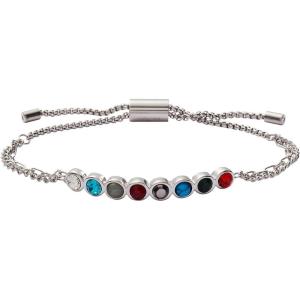 Alex and Ani Family Hidden Message Acrostic Bolo Bracelets(Stainless Silver)