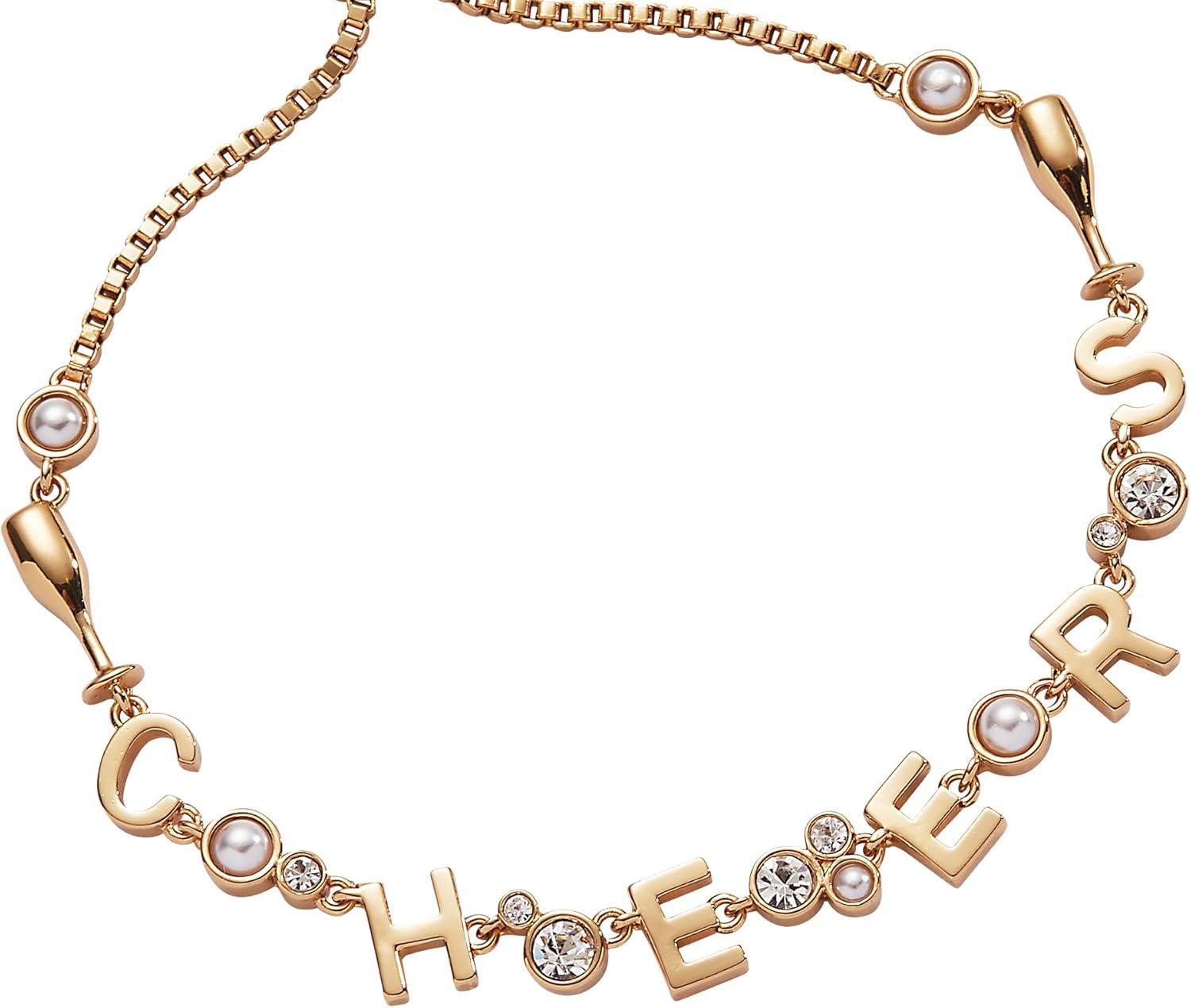 imageAlex and Ani Champagne Drop Huggie JewelryCheers Champagne Inline Bolo Bracelet