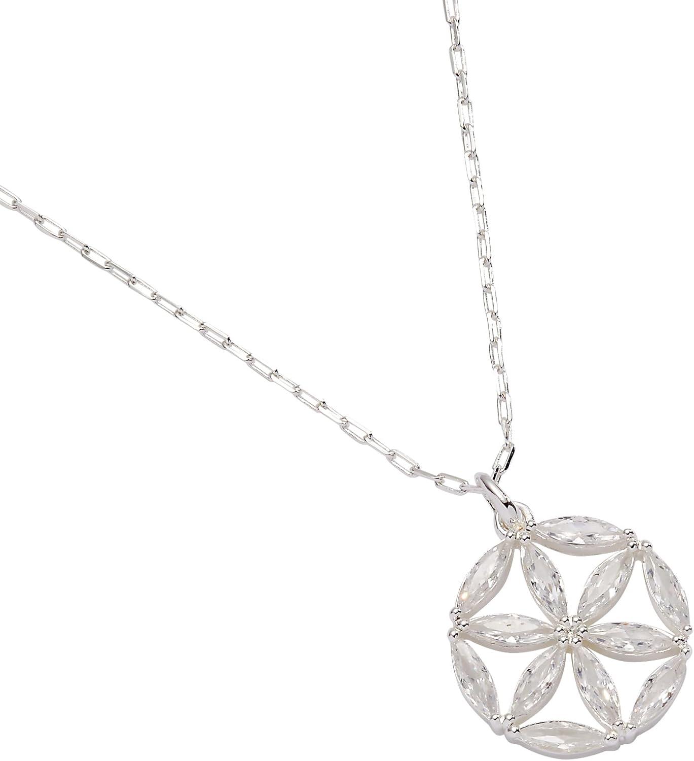 imageAlex and Ani Faith and Family Rosette Pendant Necklace