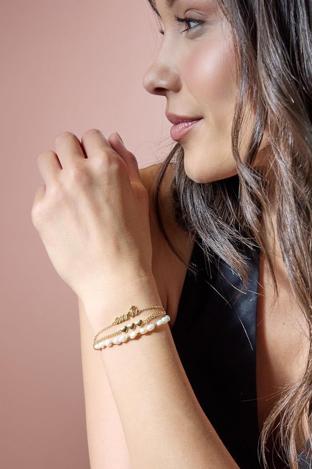 imageAlex and Ani Family Home Is Where The Heart Is Stranded Bracelet SetsAunt