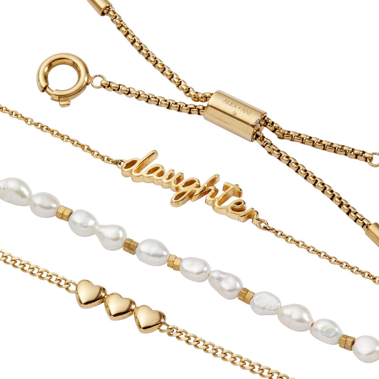 imageAlex and Ani Family Home Is Where The Heart Is Stranded Bracelet SetsDaughter