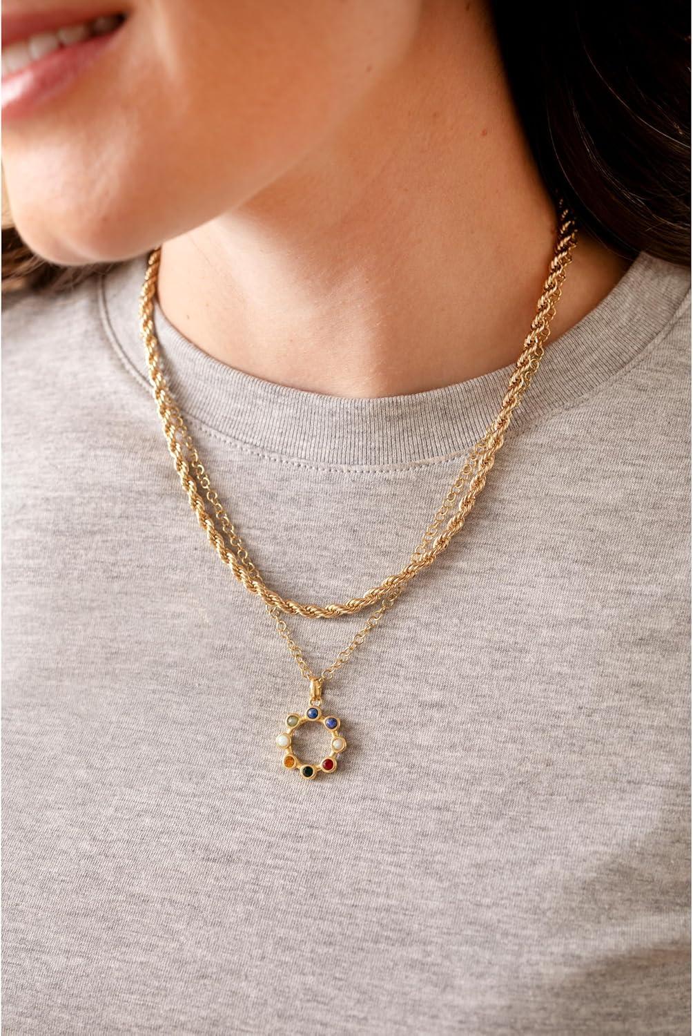 imageAlex and Ani Friend Hidden Message Acrostic NecklaceI Love You