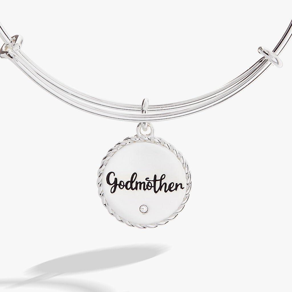 imageAlex and Ani Godmother Charm Bangle Bracelet for WomenShiny Silver