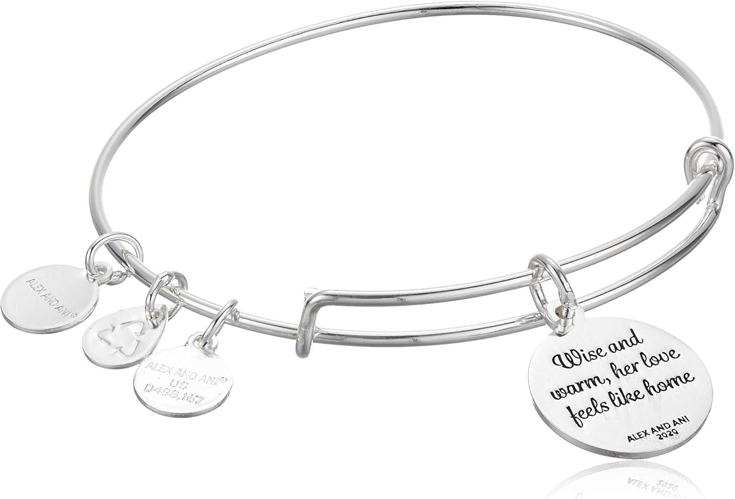imageAlex and Ani Grandma Mother of Pearl BangleShiny Antique Silver