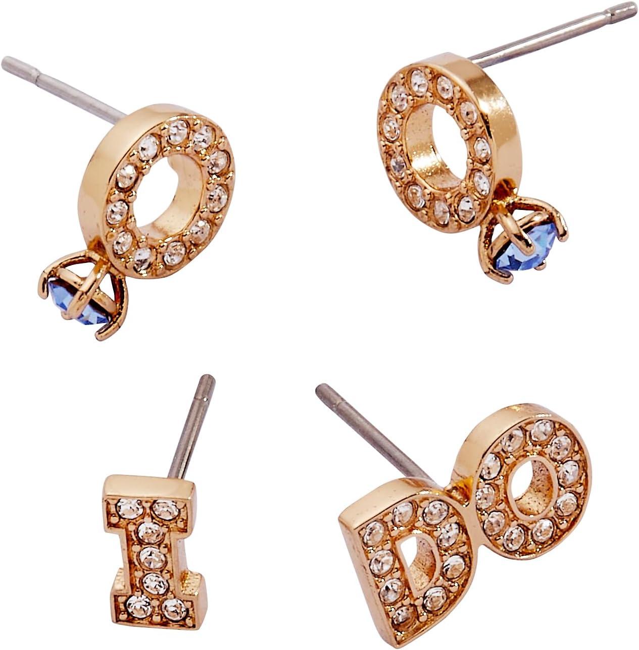 imageAlex and Ani I Do Stud Earrings Set of 2 Shiny Gold