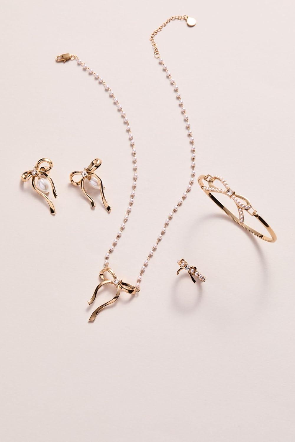 imageAlex and Ani Pearl Coquette Necklace Shiny Gold