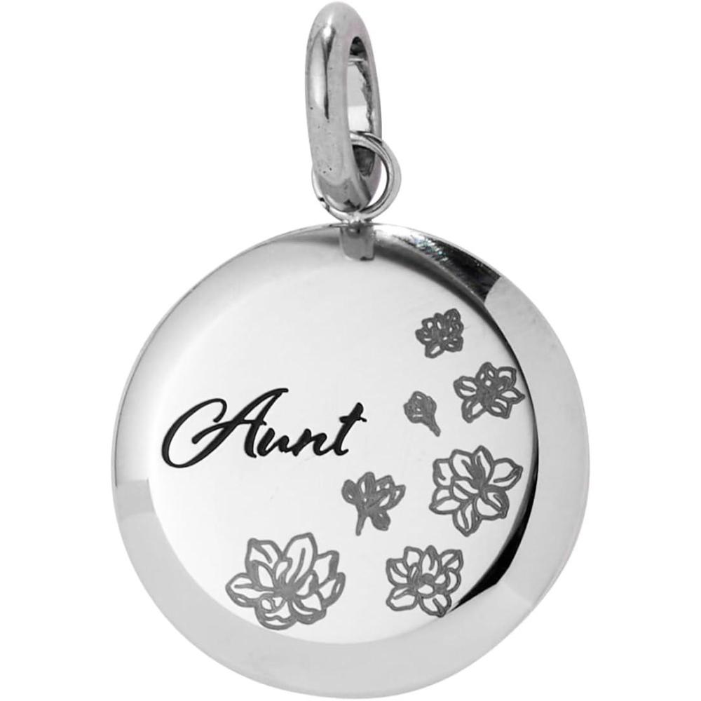 imageAlex and Ani Aunt Flower Disc CharmStainless Silver