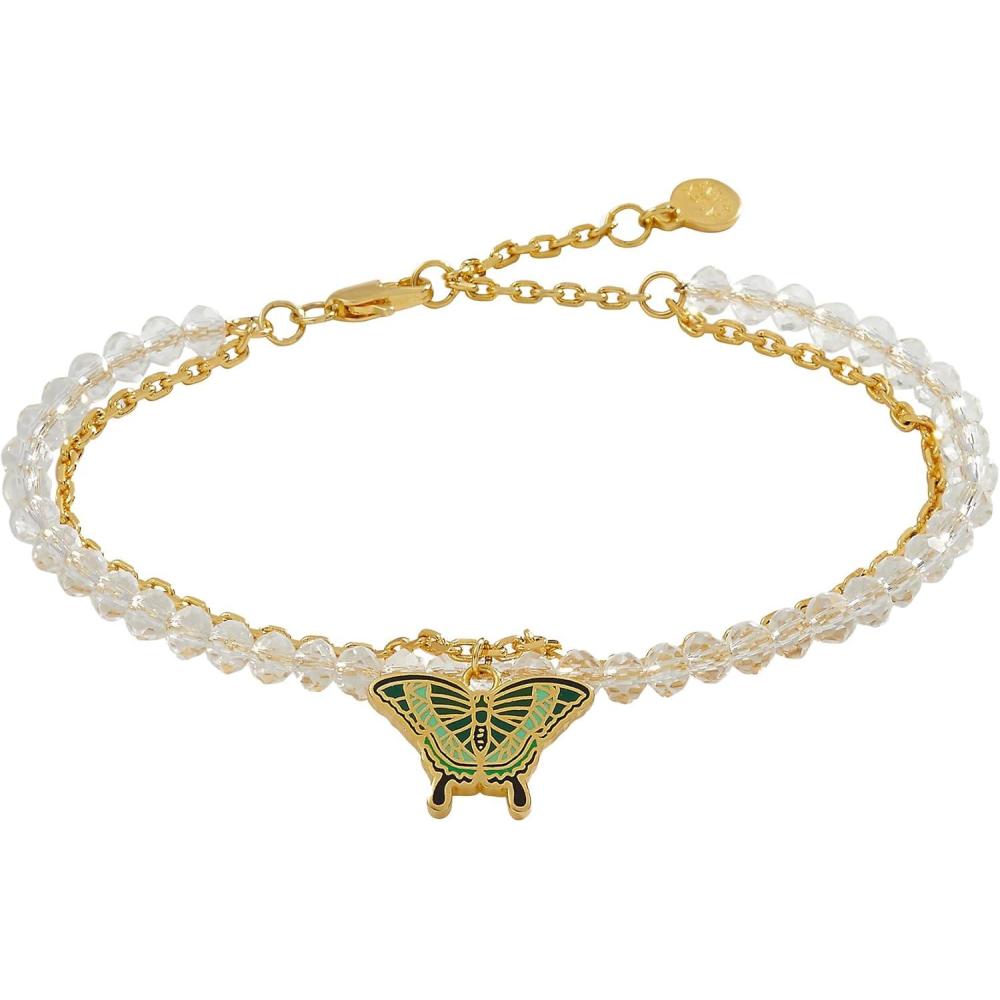 imageAlex and Ani Butterfly BraceletsEmerald Swallowtail Butterfly Charm Bracelet