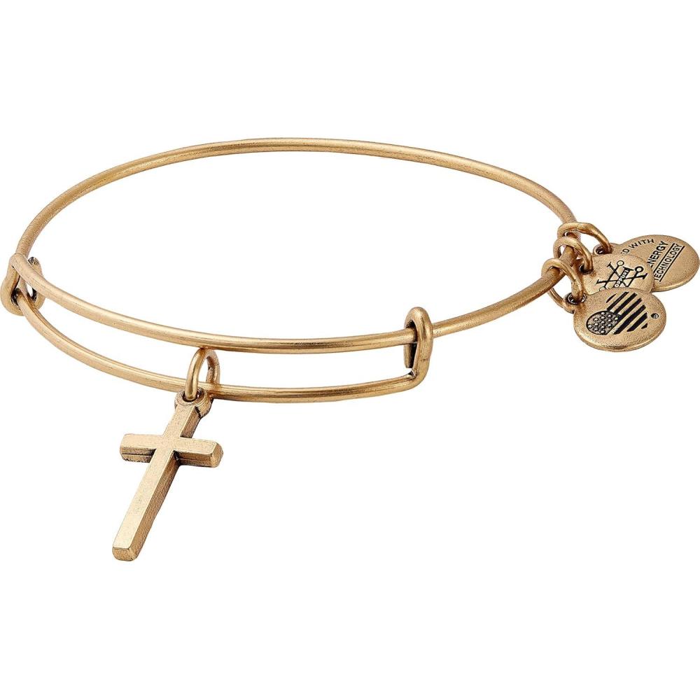 imageAlex and Ani Cross Charm BangleRafaelian Gold Finish