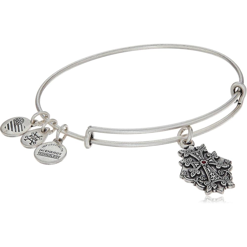 imageAlex and Ani Cross Charm BangleRafaelian Silver