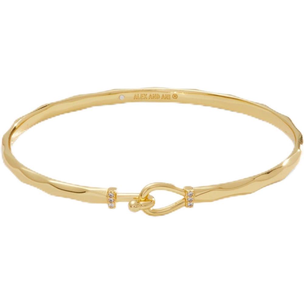 imageAlex and Ani Faceted Hook Tension BraceletShiny Gold