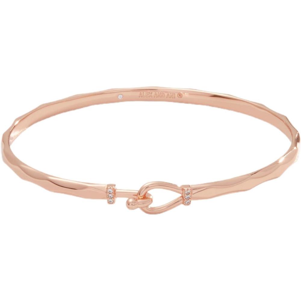 imageAlex and Ani Faceted Hook Tension BraceletShiny Rose Gold