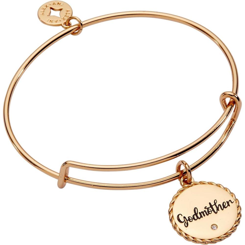 imageAlex and Ani Godmother Charm Bangle Bracelet for WomenShiny Gold