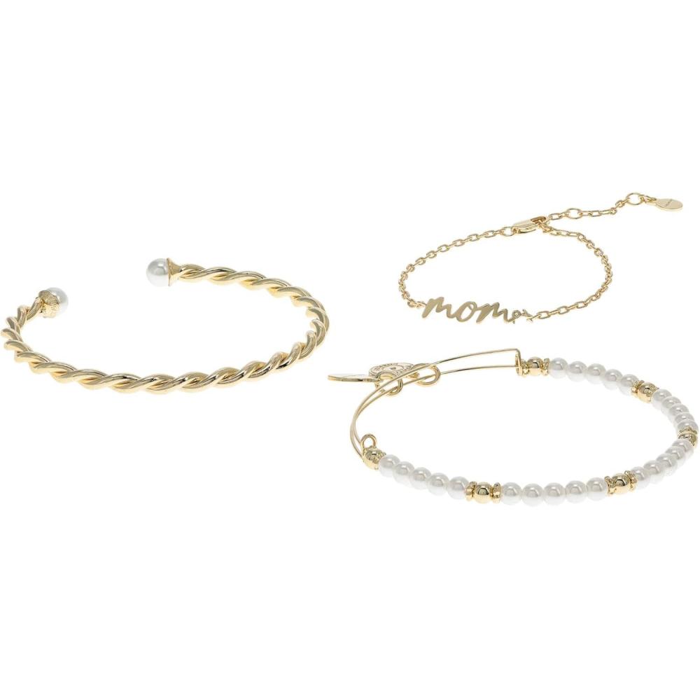 imageAlex and Ani Mom Script Bracelet Set of 3Gold