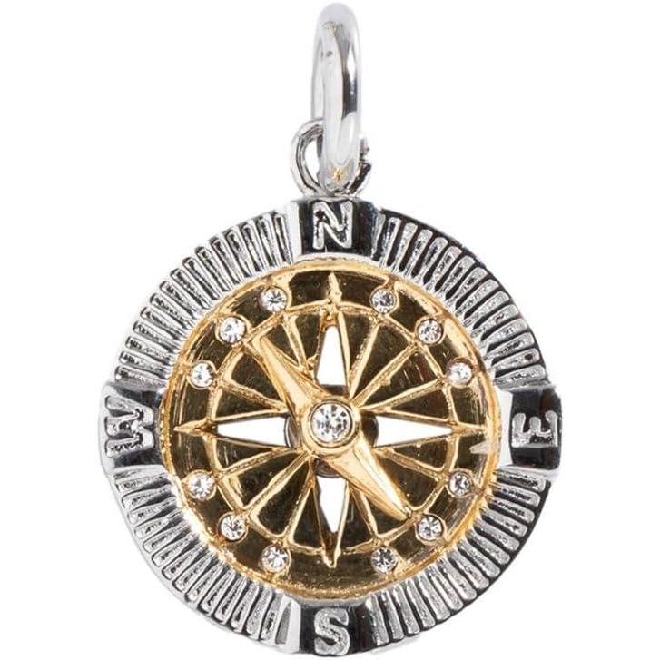 imageAlex and Ani Mother of Pearl Gemstone Interchangeable Bar CharmStainless Two Toned