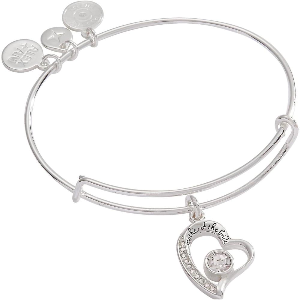 imageAlex and Ani Mother of the Bride Heart BangleSilver