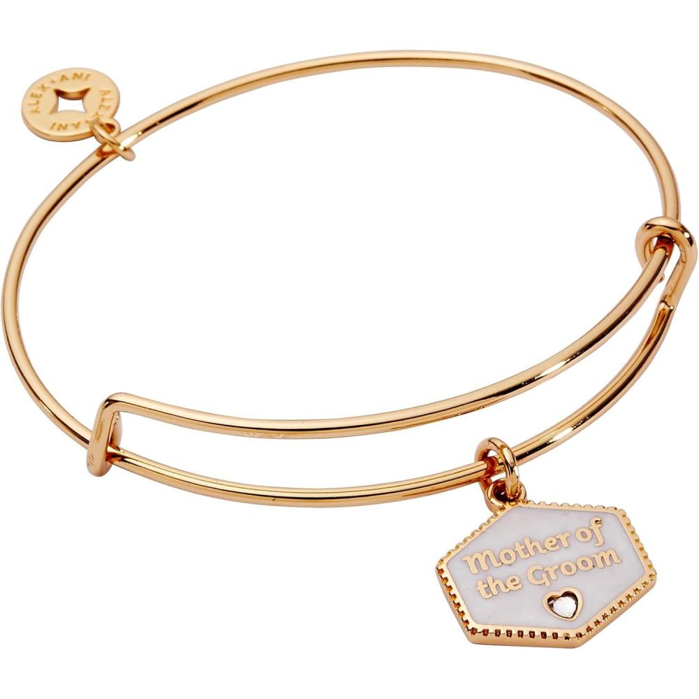 imageAlex and Ani Mother of the Bride and Groom Mother of Pearl Expandable Wire BraceletMother of the Groom