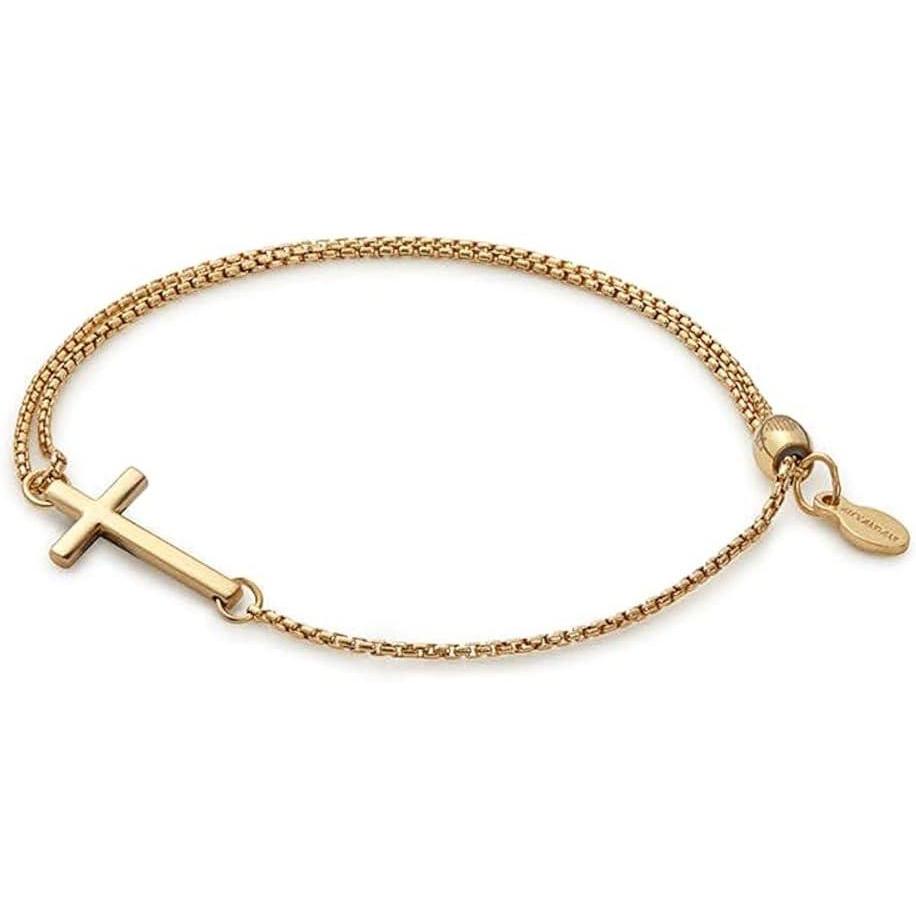 imageAlex and Ani Path of Symbols Cross Charm Jewelry14K Gold Plated