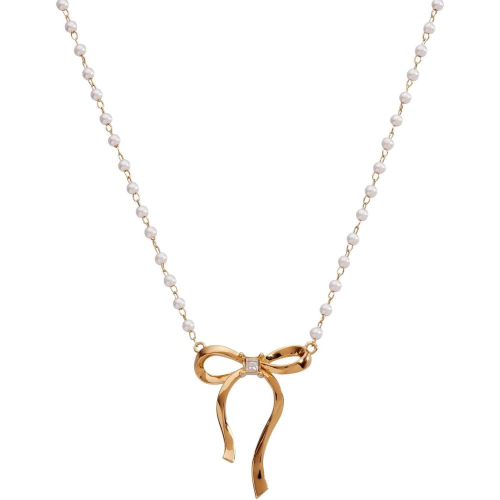 imageAlex and Ani Pearl Coquette Necklace Shiny Gold