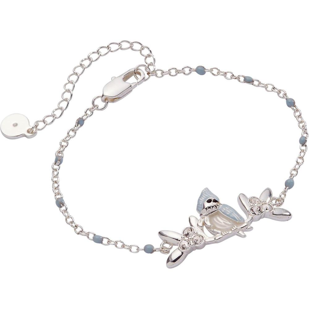 imageAlex and Ani Tufted Titmouse Bird JewelryBeaded Bolo Bracelet