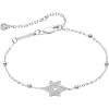 Precious Star of David Bracelet (Sterling Silver)
