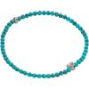 Turquiose Heart Mini Stretch Bracelet