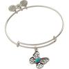imageAlex and Ani Turquoise Filigree Butterfly Charm Bangle