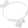 imageAlex and Ani Wife Mother of Pearl Heart BangleSilver