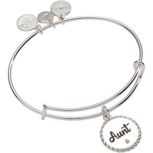 Alex and Ani Aunt ‘Trusting Guide’ Charm Bangle(Silver)