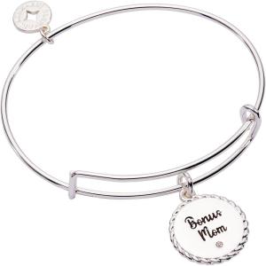 Alex and Ani Bonus Mom Bracelet for Women(Shiny Silver)