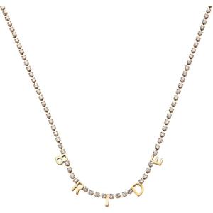 Alex and Ani “Bride Crystal Tennis Necklace, Stainless Gold