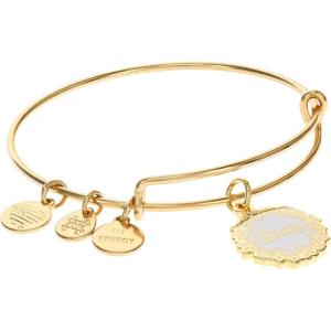 Alex and Ani Bride Heart Bangle(Shiny Gold Finish)