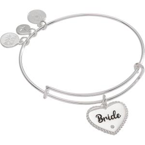 Alex and Ani Bride Heart Bangle(Silver)