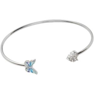 Alex and Ani Butterfly Bracelets(Butterfly + Crystal Flex Cuff Bracelet)