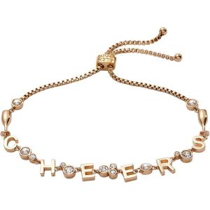 Alex and Ani Champagne Drop Huggie Jewelry(“Cheers” Champagne Inline Bolo Bracelet)