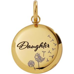 Alex and Ani Daughter Dandelion Disc Charm(Stainless Gold)