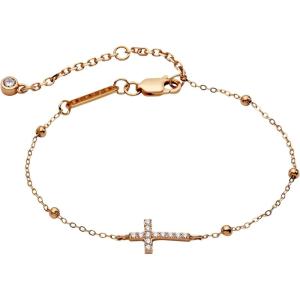 Alex and Ani Divine Guides Bracelets for Women(Precious Cross (14k Gold Sterling Silver))