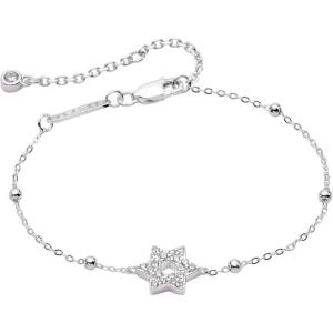 Alex and Ani Divine Guides Bracelets for Women(Precious Star of David Bracelet (Sterling Silver))