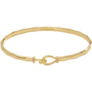 Alex and Ani Faceted Hook Tension Bracelet(Shiny Gold)