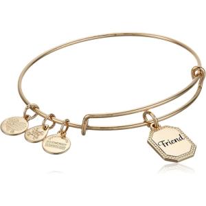 Alex and Ani Friend ‘United by Soul, Let the Good Times Roll’ Charm Bangle(Gold)