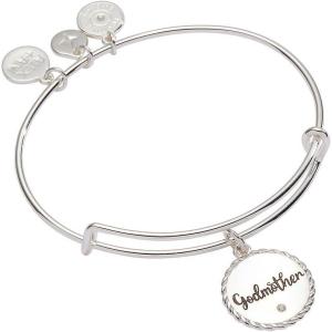 Alex and Ani Godmother Charm Bangle(Silver)