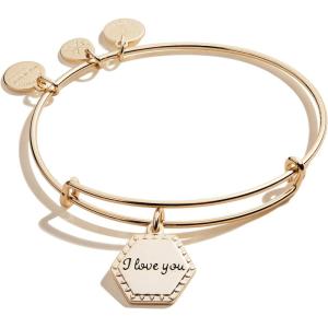 Alex and Ani I Love You’ Charm Bangle(Gold)