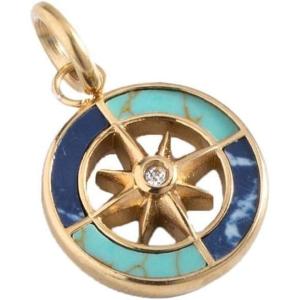 Alex and Ani Mother of Pearl Gemstone Interchangeable Bar Charm(Stainless Gold)